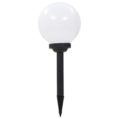 vidaXL Outdoor Solar Lamps 3 pcs LED Spherical 20 cm RGB