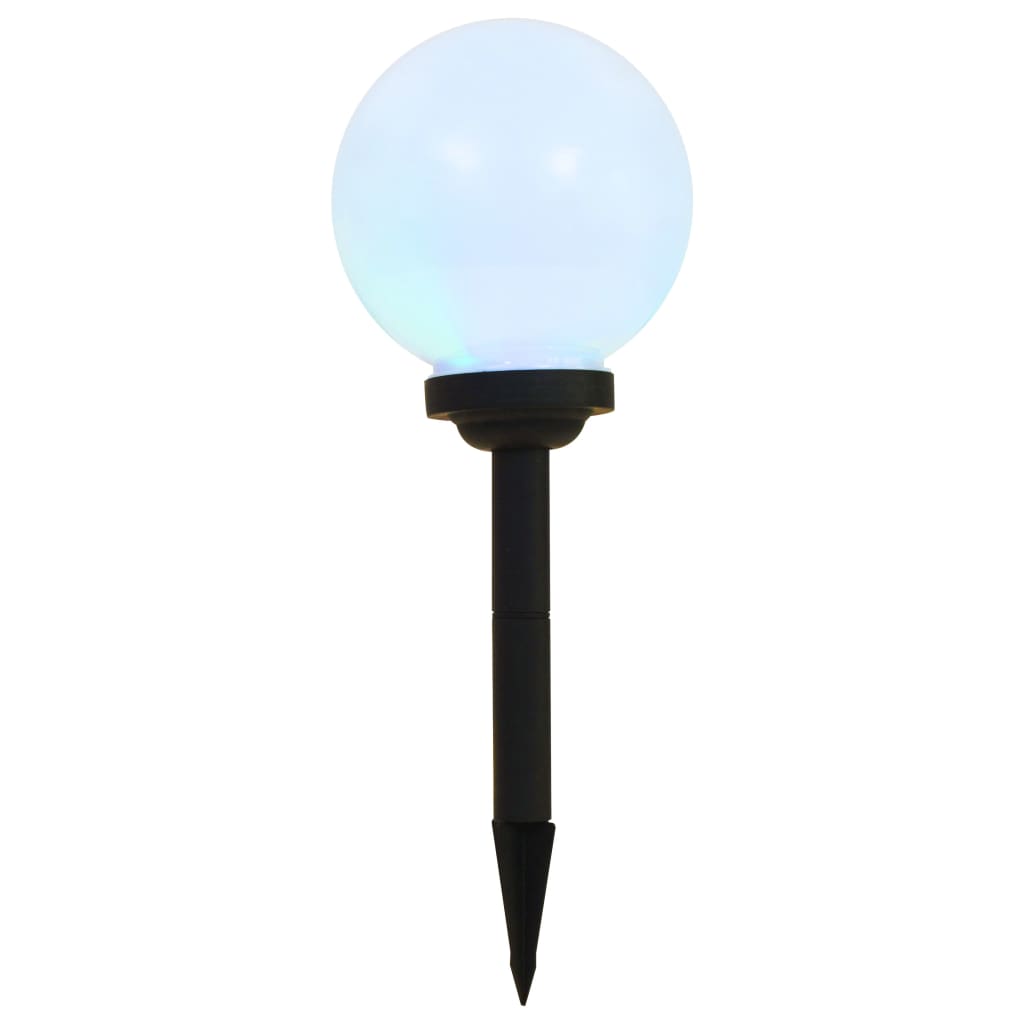 vidaXL Outdoor Solar Lamps 3 pcs LED Spherical 20 cm RGB