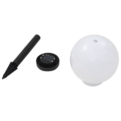 vidaXL Outdoor Solar Lamps 3 pcs LED Spherical 20 cm RGB