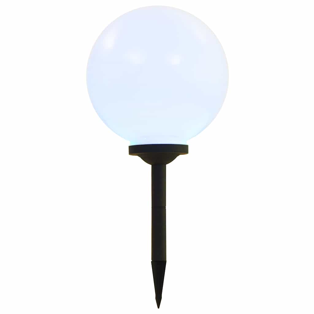 vidaXL Outdoor Solar Lamps 2 pcs LED Spherical 30 cm RGB