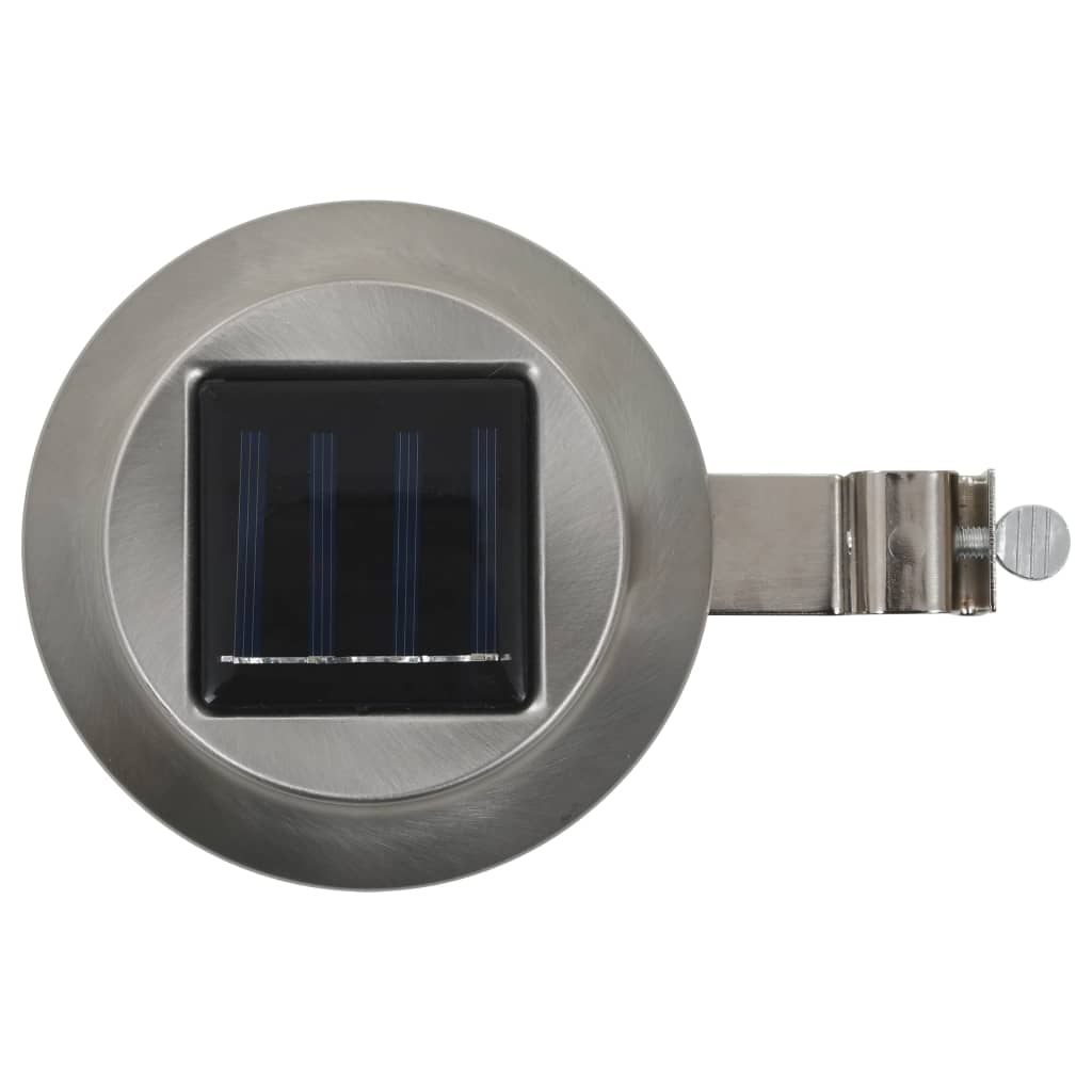 vidaXL Outdoor Solar Lamps 6 pcs LED Round 12 cm White