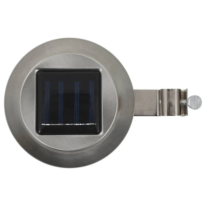 vidaXL Outdoor Solar Lamps 6 pcs LED Round 12 cm White