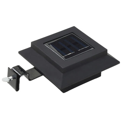 vidaXL Outdoor Solar Lamps 6 pcs LED Square 12 cm Black