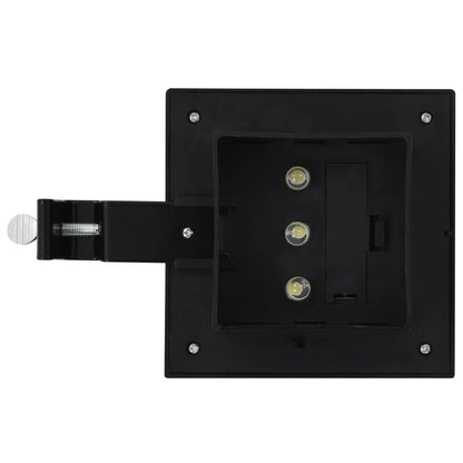 vidaXL Outdoor Solar Lamps 6 pcs LED Square 12 cm Black