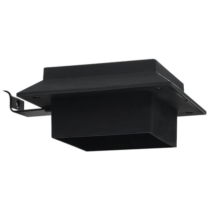 vidaXL Outdoor Solar Lamps 6 pcs LED Square 12 cm Black