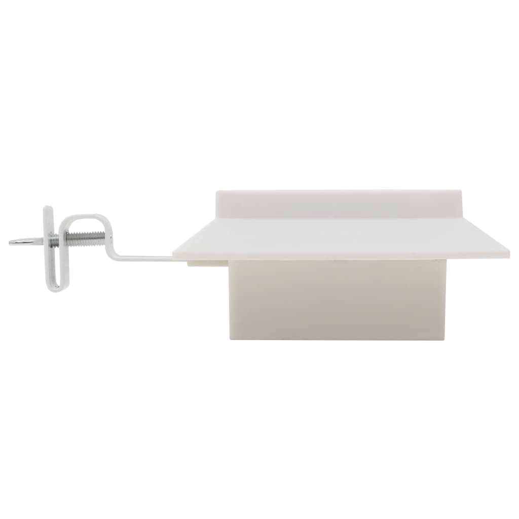 vidaXL Outdoor Solar Lamps 6 pcs LED Square 12 cm White