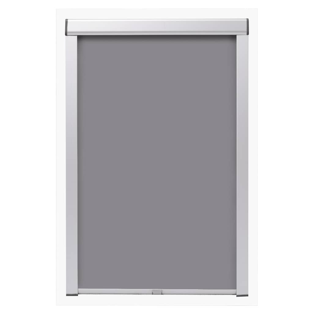 vidaXL Blackout Roller Blind Grey SK08 GGL and GGU