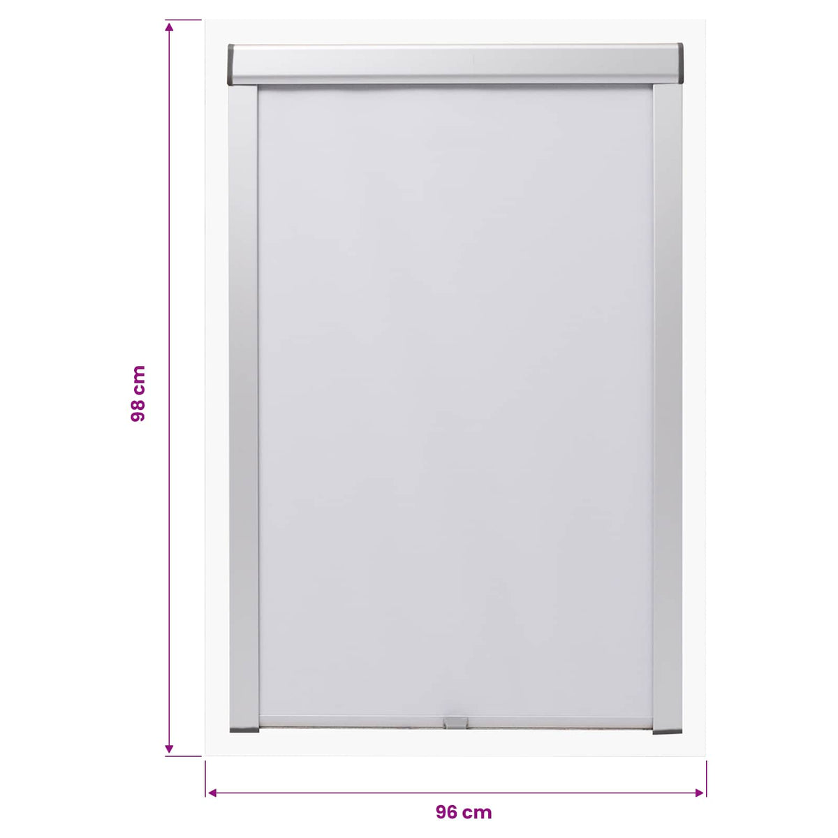 vidaXL Blackout Roller Blind White SK06 GGL and GGU