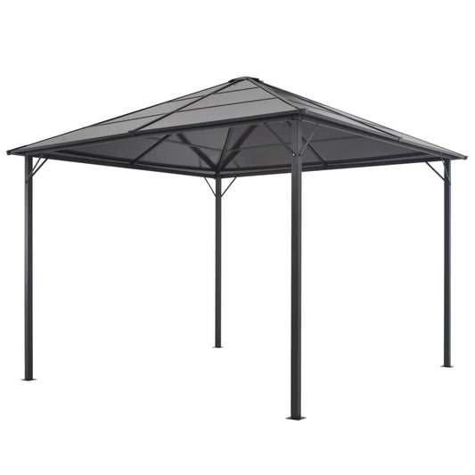 vidaXL Gazebo | Anthracite | Aluminium and Steel | Large