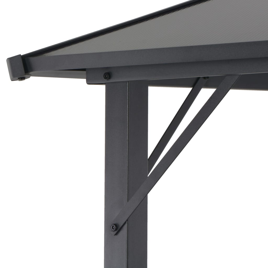 vidaXL Gazebo | Anthracite | Aluminium and Steel | Large