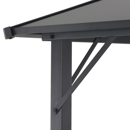 vidaXL Gazebo | Anthracite | Aluminium and Steel | Large
