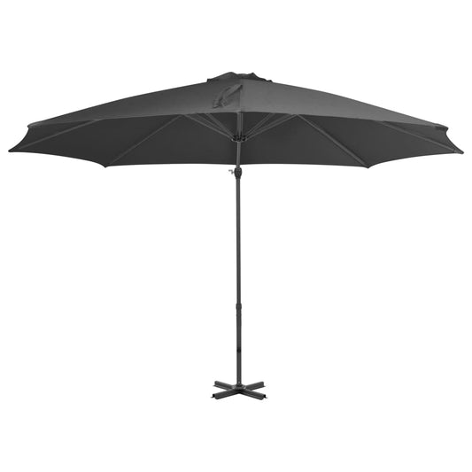 vidaXL Cantilever Garden Parasol | Anthracite | Polyester, Aluminium | Large