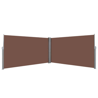 143681 vidaXL Retractable Side Awning 160x600 cm Brown