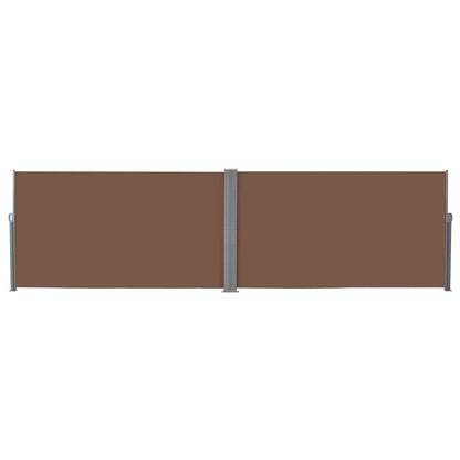 143681 vidaXL Retractable Side Awning 160x600 cm Brown