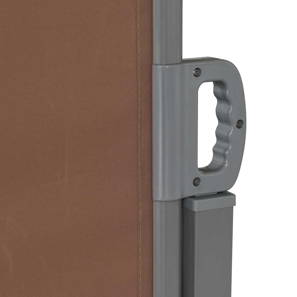 143681 vidaXL Retractable Side Awning 160x600 cm Brown
