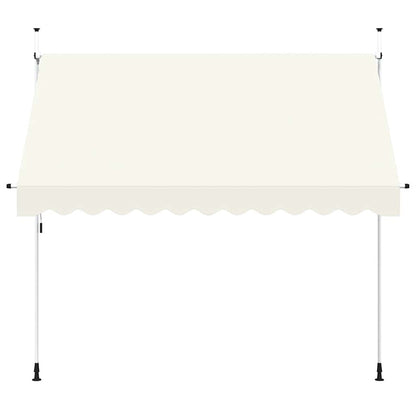 vidaXL Manual Retractable Awning 300 cm Cream