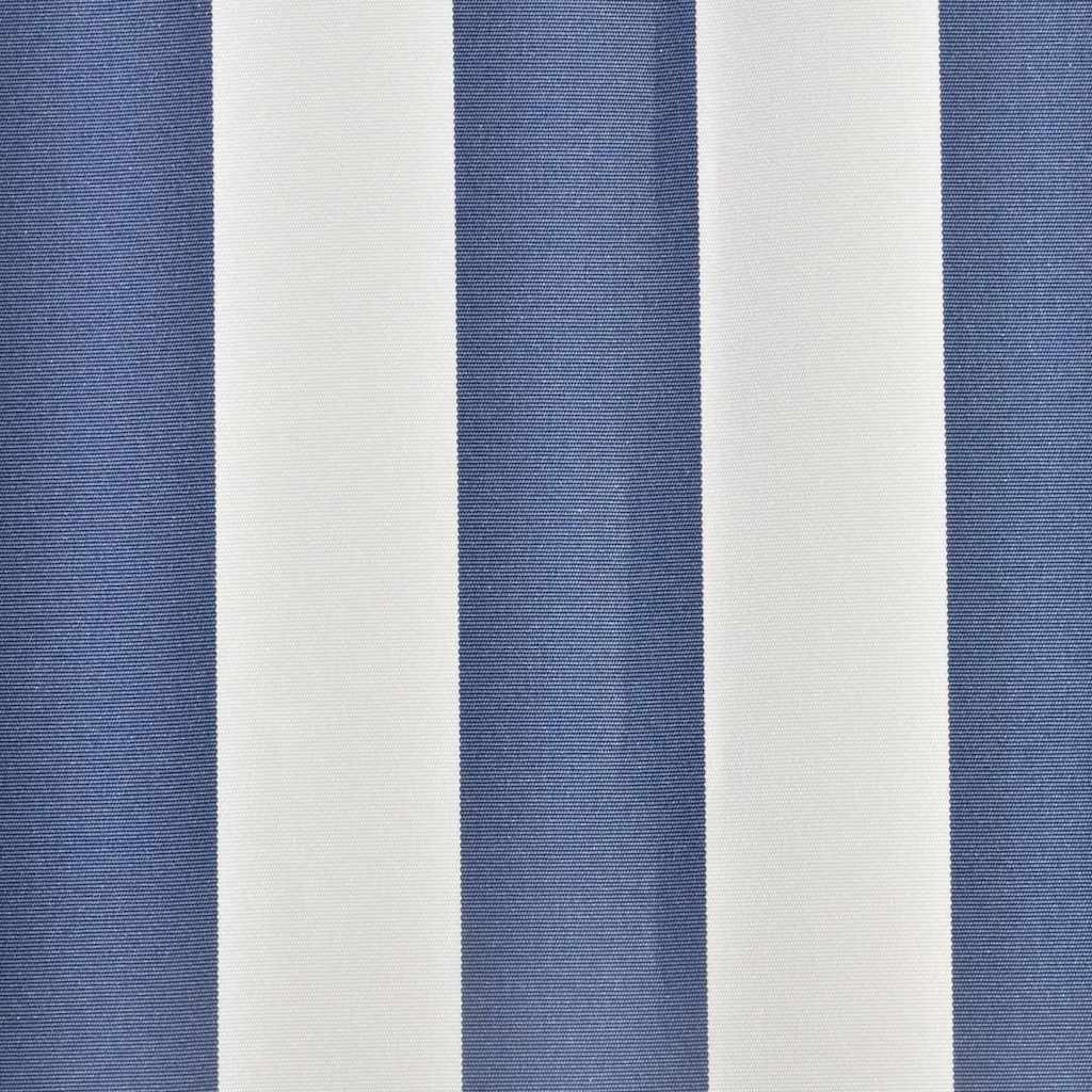 vidaXL Awning Replacement Fabric Blue and White 500x300 cm Polyester