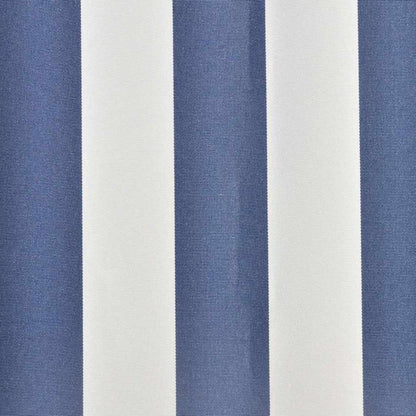 vidaXL Awning Replacement Fabric Blue and White 500x300 cm Polyester