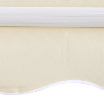 vidaXL Awning Top Sunshade Canvas Cream 350x250 cm
