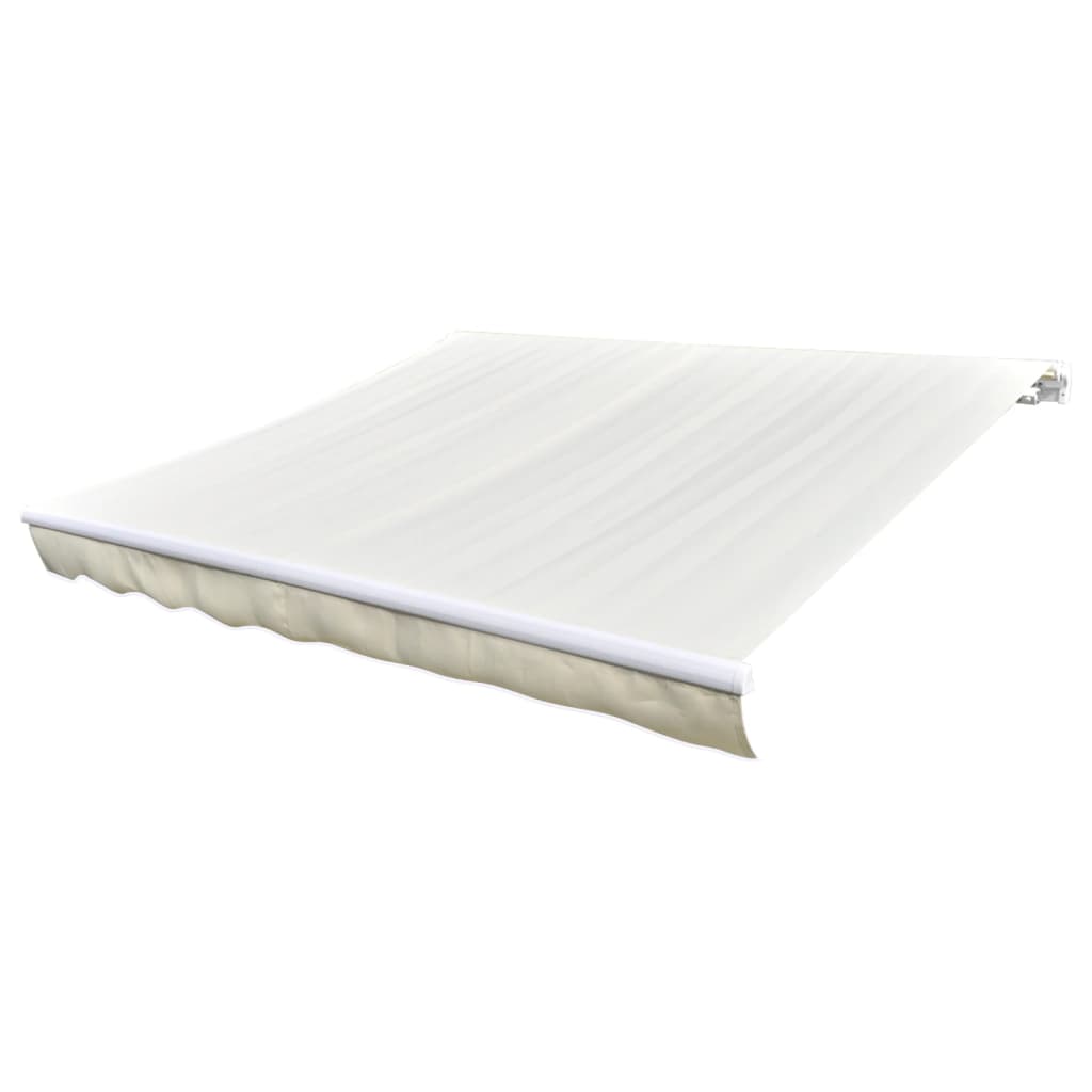 vidaXL Awning Top Sunshade Canvas Cream 4.5x3 m