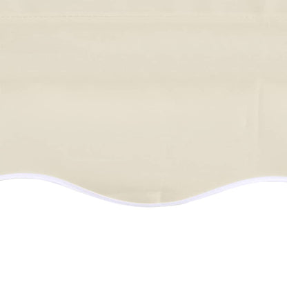 vidaXL Awning Top Sunshade Canvas Cream 4.5x3 m