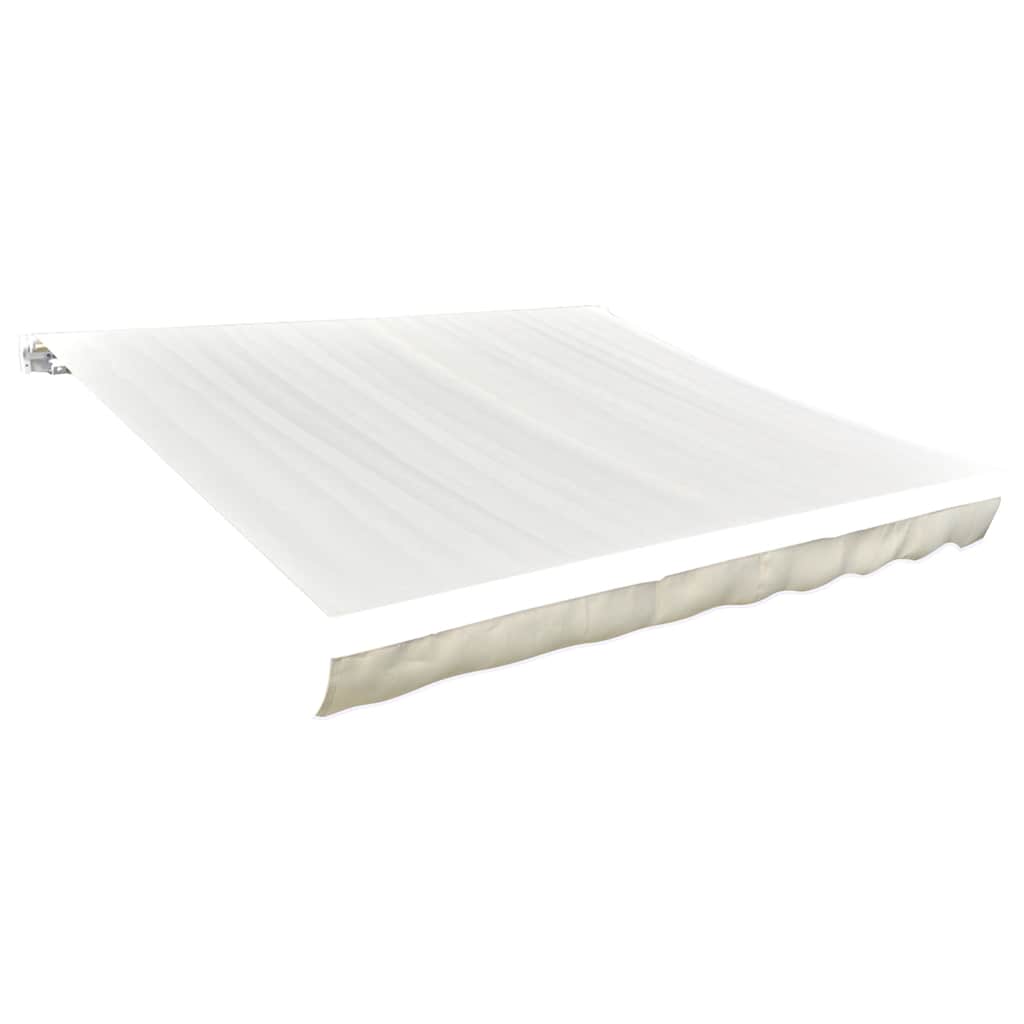 vidaXL Awning Replacement Fabric Cream 5x3 m Polyester