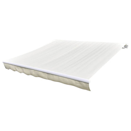 vidaXL Awning Replacement Fabric Cream 5x3 m Polyester