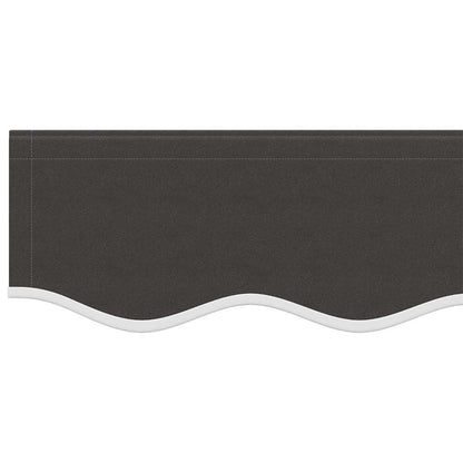 vidaXL Awning Replacement Fabric Grey 300x250 cm Polyester