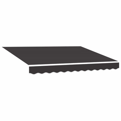 vidaXL Awning Replacement Fabric Grey 300x250 cm Polyester