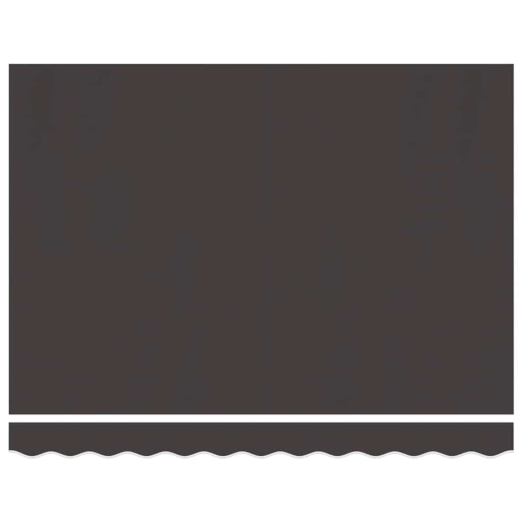 vidaXL Awning Replacement Fabric Grey 350x250 cm Polyester