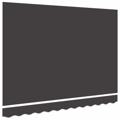 vidaXL Awning Replacement Fabric Grey 350x250 cm Polyester