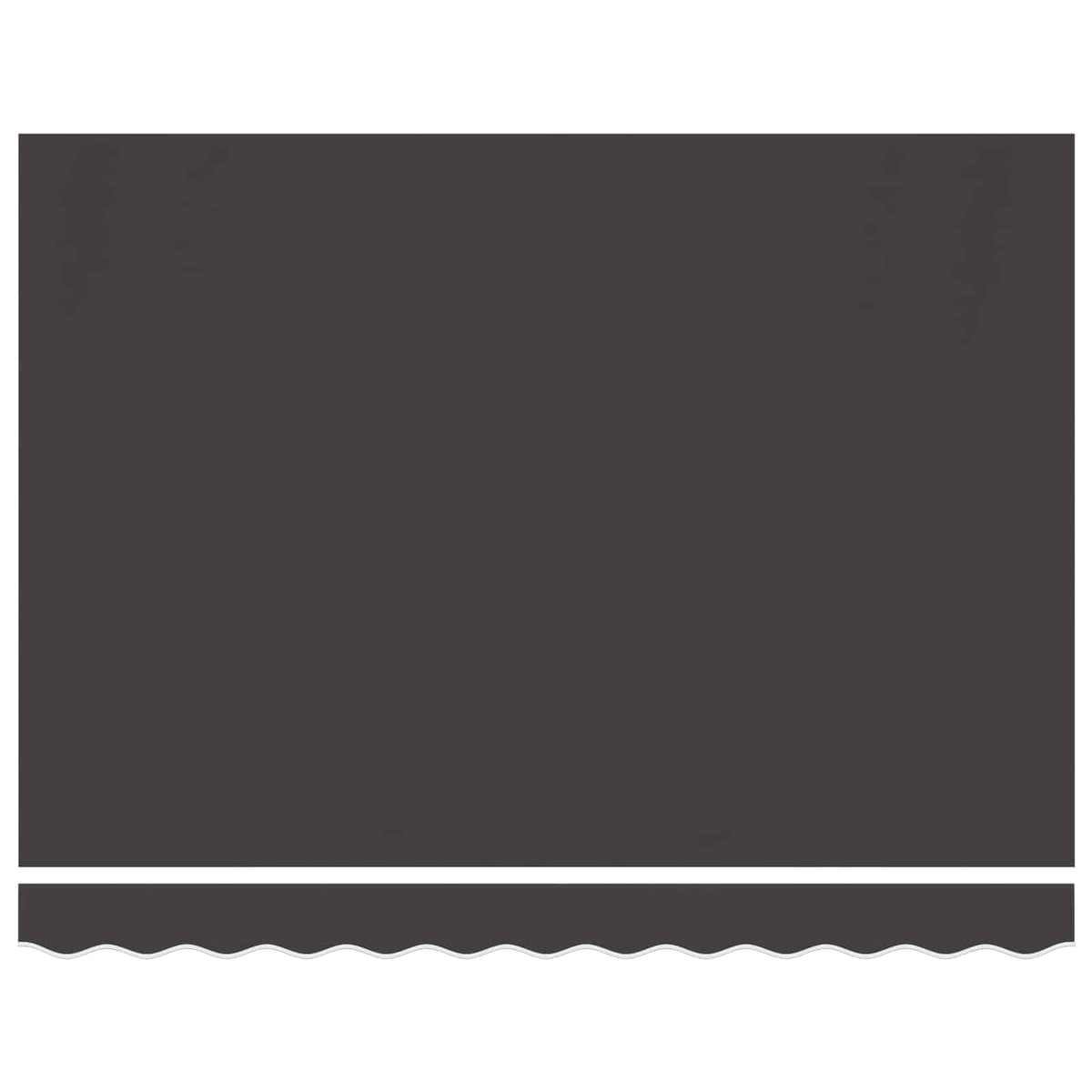 vidaXL Awning Replacement Fabric Grey 350x250 cm Polyester