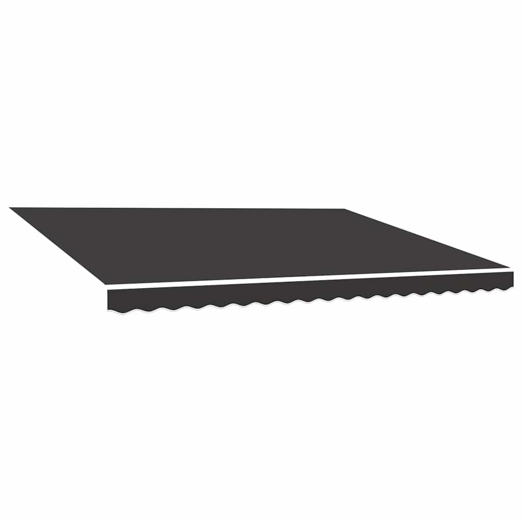 vidaXL Awning Replacement Fabric Grey 400x300 cm Polyester