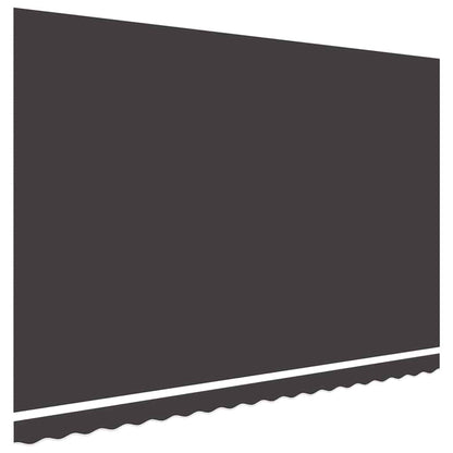 vidaXL Awning Replacement Fabric Grey 400x300 cm Polyester