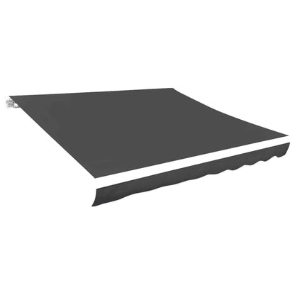 vidaXL Awning Top Sunshade Canvas Anthracite 600x300 cm