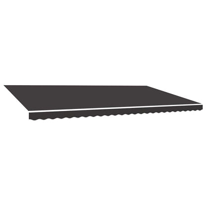 vidaXL Awning Replacement Fabric Grey 600x300 cm Polyester