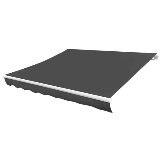 vidaXL Awning Top Sunshade Canvas Anthracite 600x300 cm