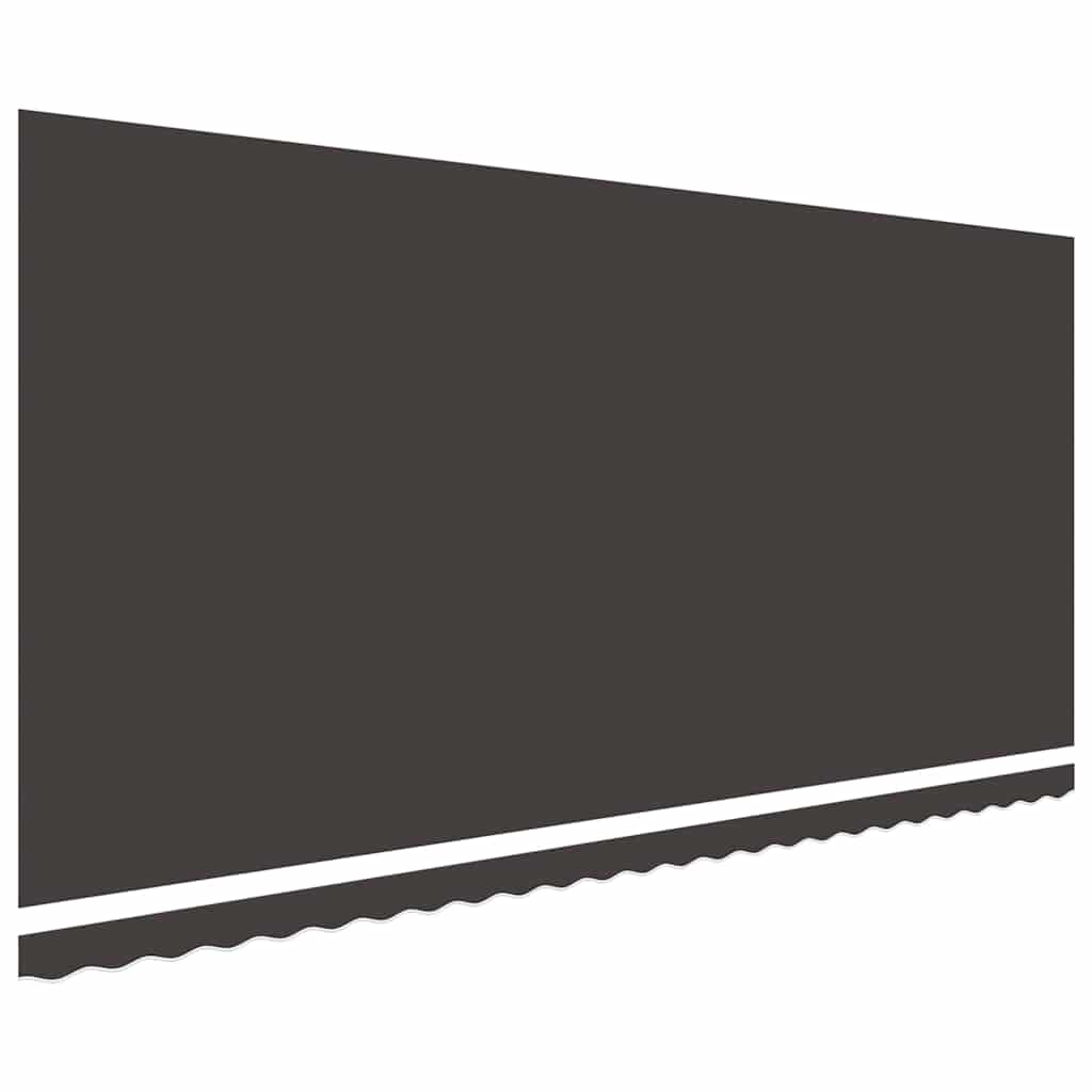 vidaXL Awning Replacement Fabric Grey 600x300 cm Polyester