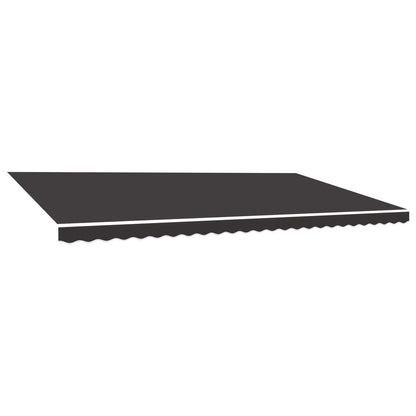 vidaXL Awning Replacement Fabric Grey 600x300 cm Polyester