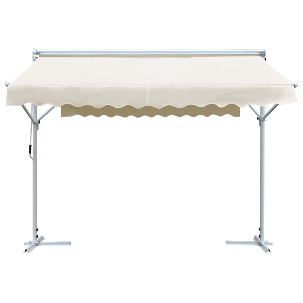 vidaXL Free Standing Awning 3x3 m Cream