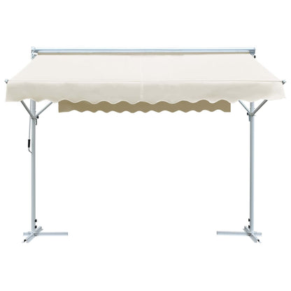 vidaXL Free Standing Awning 3x3 m Cream