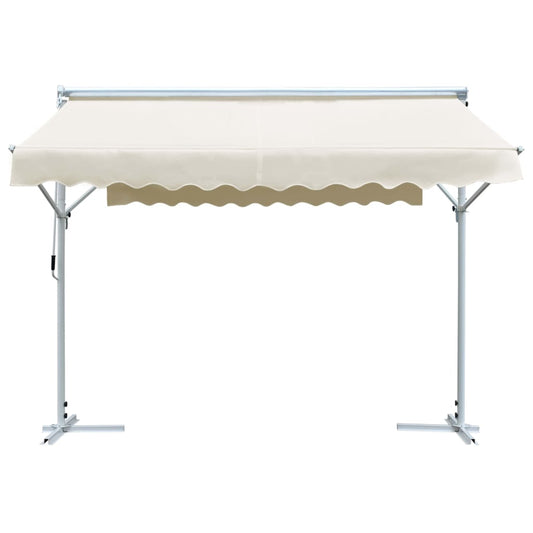 vidaXL Free Standing Awning 3x3 m Cream