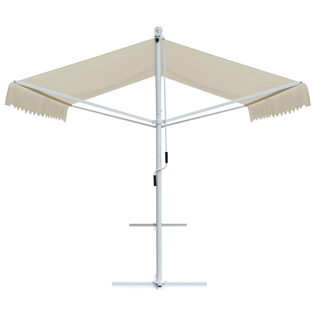 vidaXL Free Standing Awning 3x3 m Cream