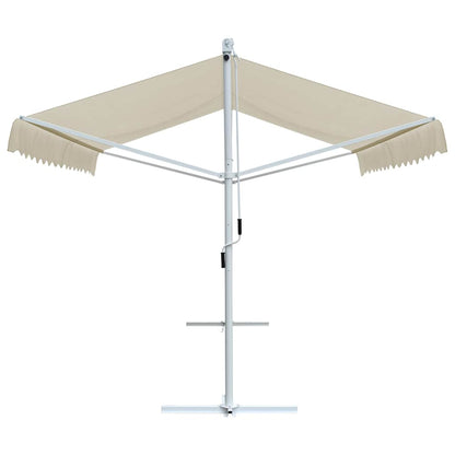 vidaXL Free Standing Awning 3x3 m Cream