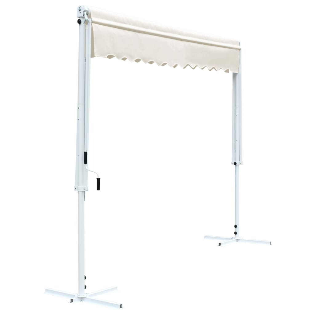 vidaXL Free Standing Awning 3x3 m Cream