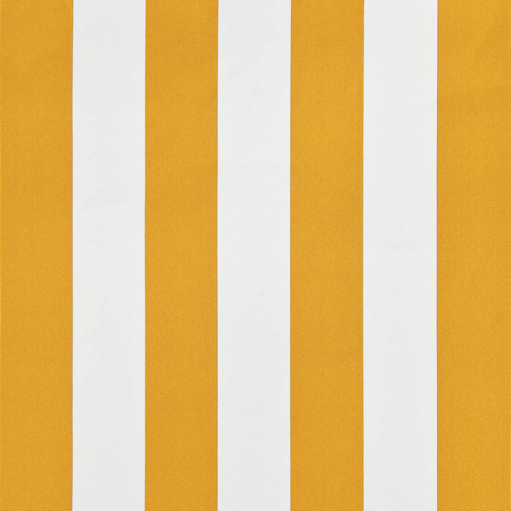 vidaXL Retractable Awning 200x150 cm Yellow and White