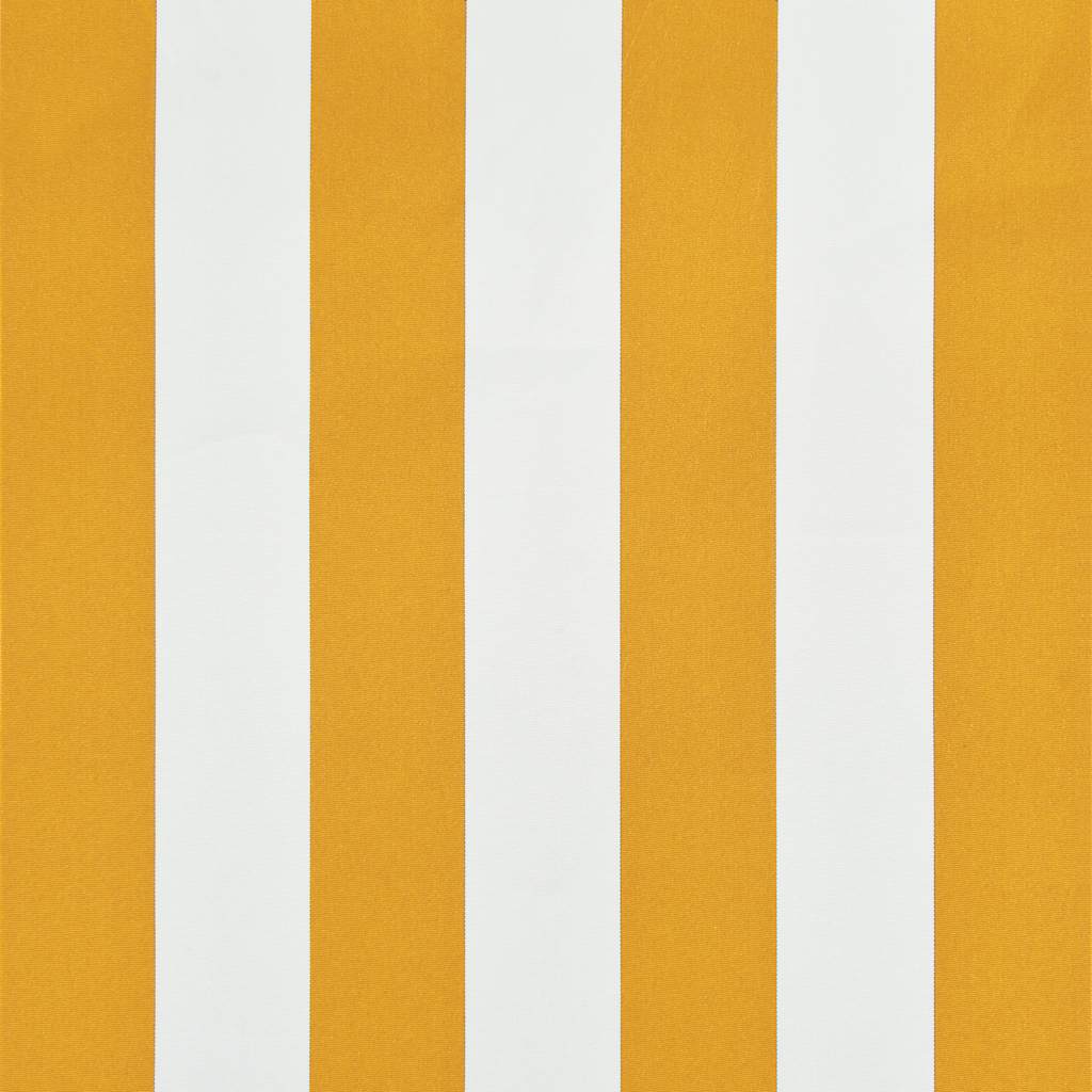 vidaXL Retractable Awning 300x150 cm Yellow and White