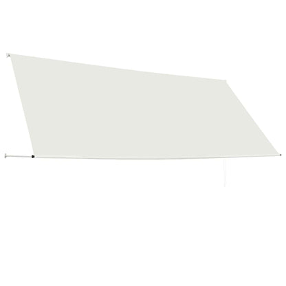 vidaXL Retractable Awning 350x150 cm Cream