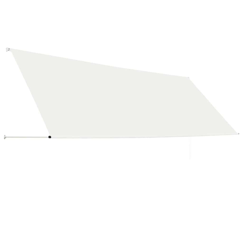vidaXL Retractable Awning 400x150 cm Cream