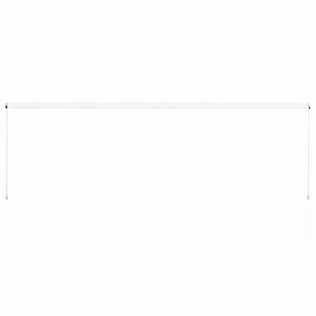 vidaXL Retractable Awning 400x150 cm Cream